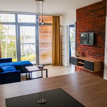 Nowoczesny Apartament Z Widokiem Na Jezioro Charzykowy Exterior photo